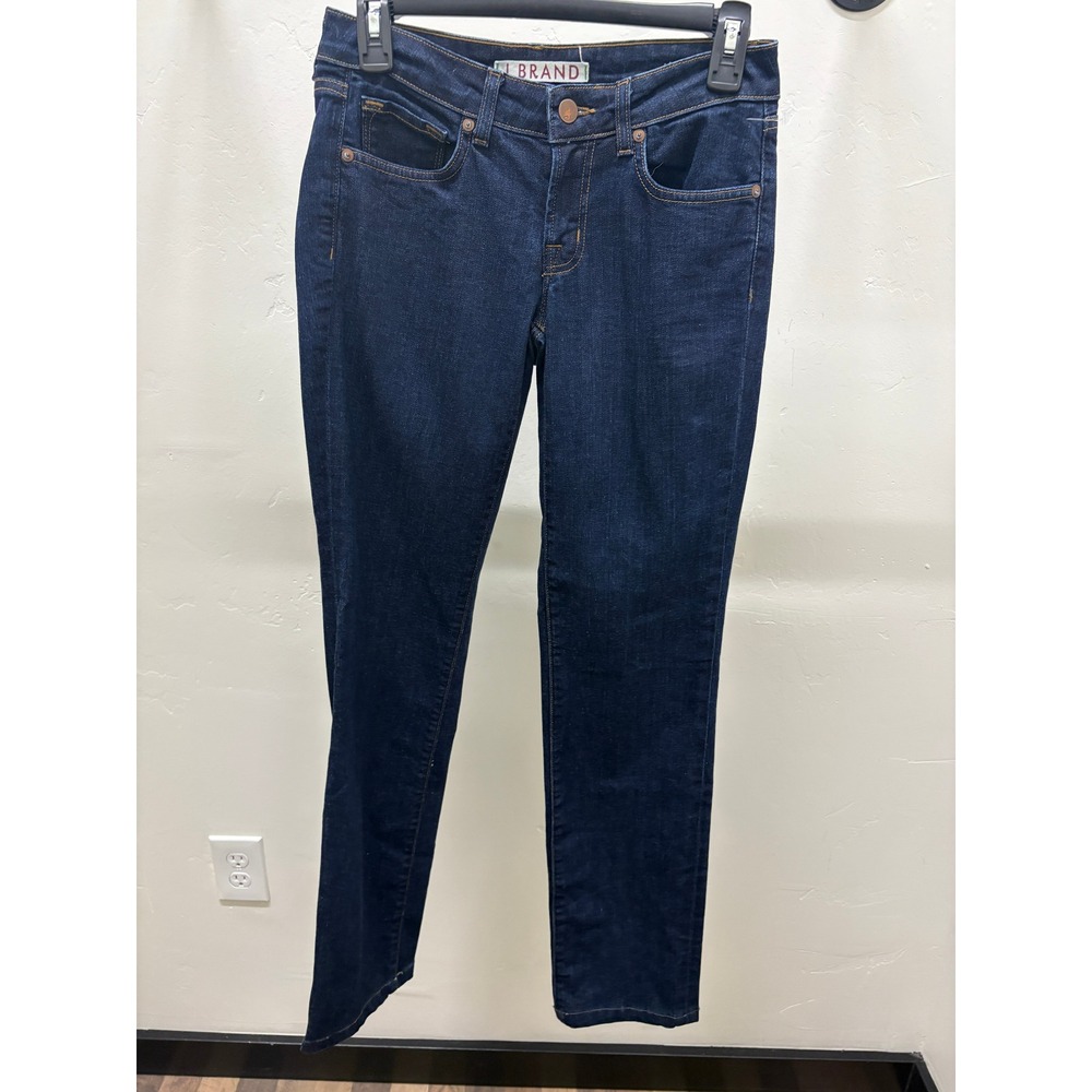 J Brand Bombshell Skinny Jeans 27 Pure Dark Indigo Low Rise 7014C032 Denim